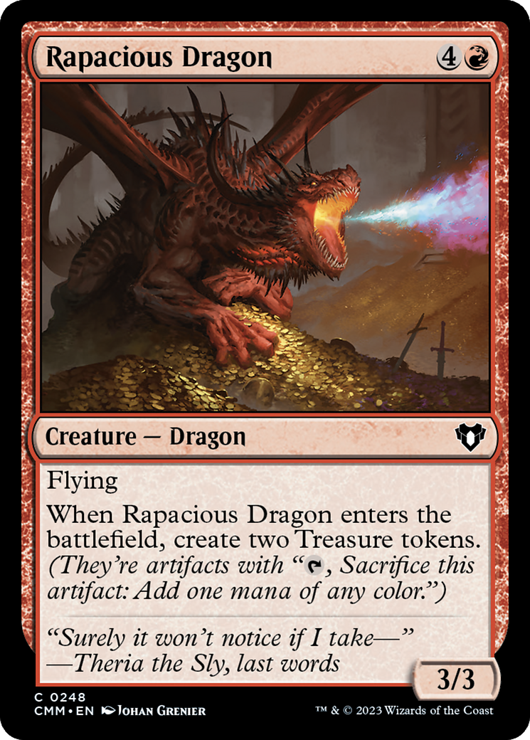 Rapacious Dragon [Commander Masters] | Gear Gaming Fayetteville