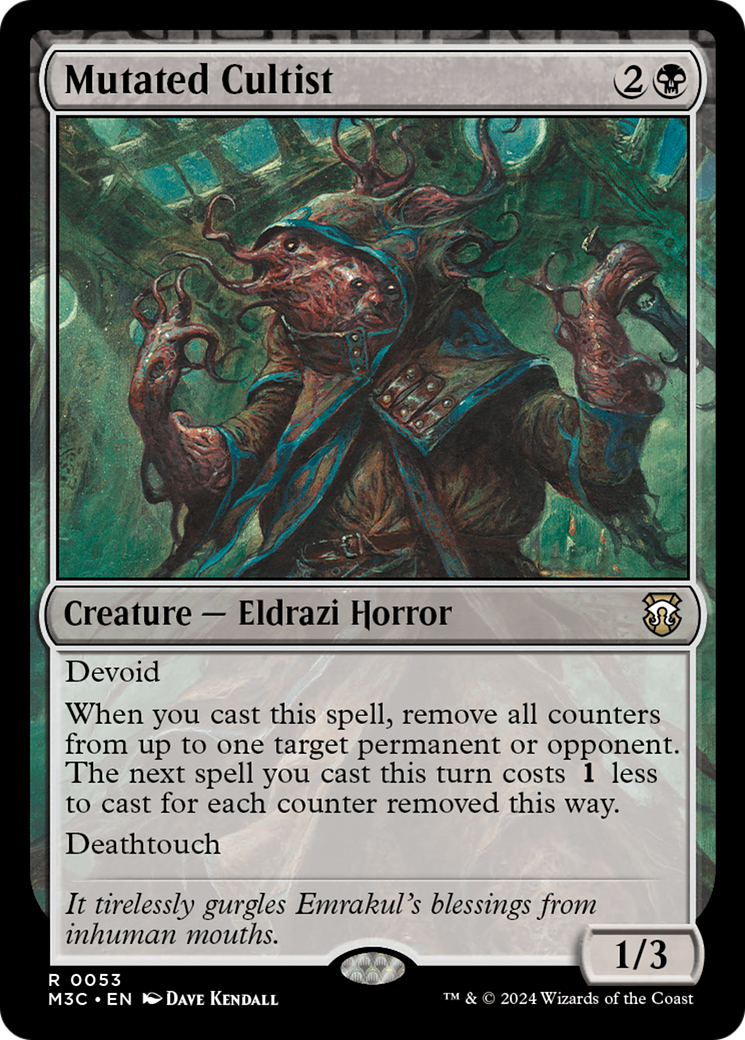 Mutated Cultist [Modern Horizons 3 Commander] | Gear Gaming Fayetteville