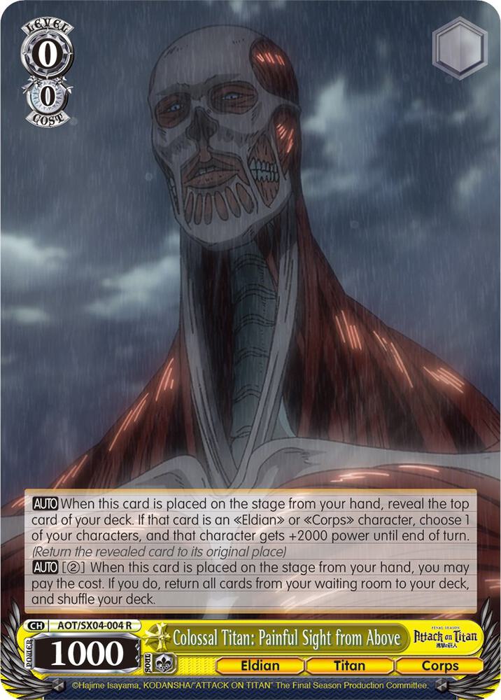 Colossal Titan: Painful Sight from Above - [Attack On Titan: Final Season] | Gear Gaming Fayetteville