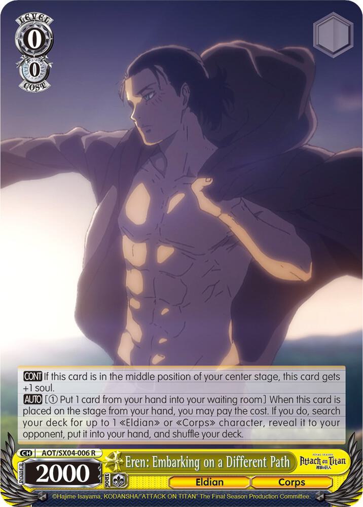 Eren: Embarking on a Different Path - [Attack On Titan: Final Season] | Gear Gaming Fayetteville
