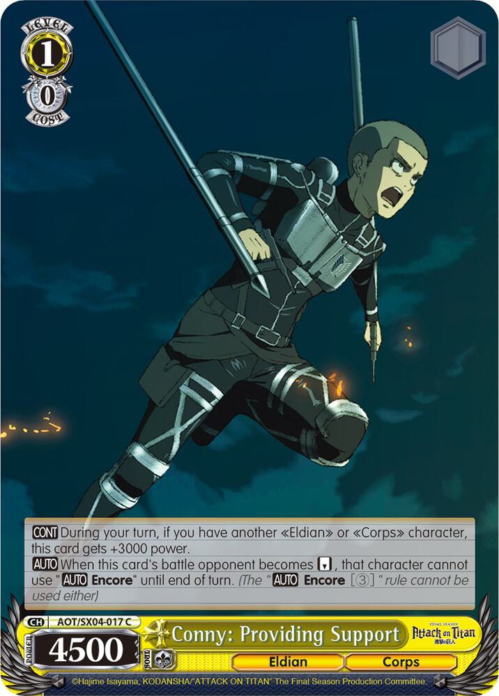 Conny: Providing Support - [Attack On Titan: Final Season] | Gear Gaming Fayetteville