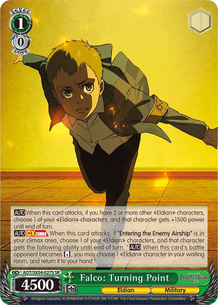 Falco: Turning Point (SR) - [Attack On Titan: Final Season] | Gear Gaming Fayetteville