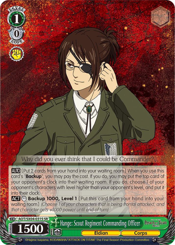 Hange: Scout Regiment Commanding Officer (SR) - [Attack On Titan: Final Season] | Gear Gaming Fayetteville