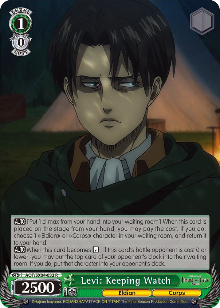 Levi: Keeping Watch - [Attack On Titan: Final Season] | Gear Gaming Fayetteville