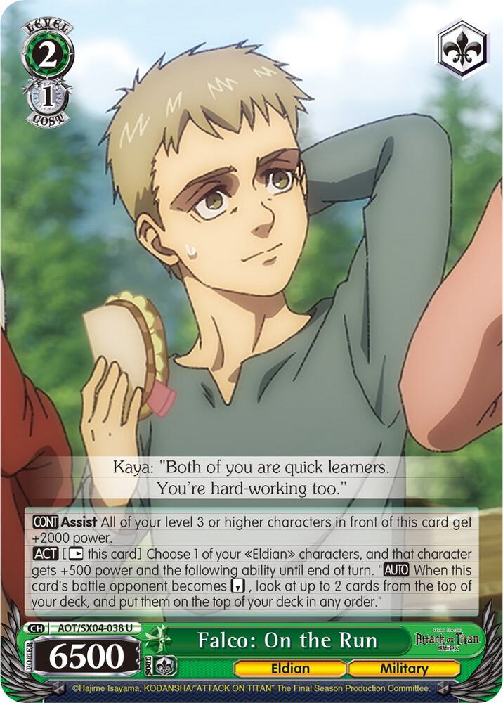 Falco: On the Run - [Attack On Titan: Final Season] | Gear Gaming Fayetteville