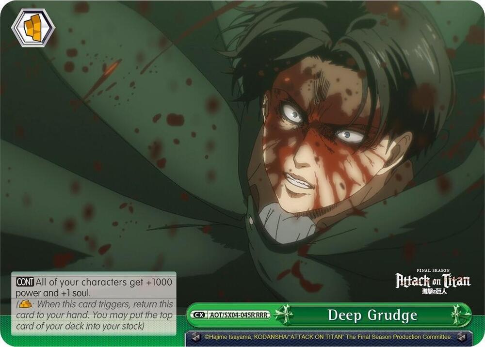 Deep Grudge (RRR) - [Attack On Titan: Final Season] | Gear Gaming Fayetteville