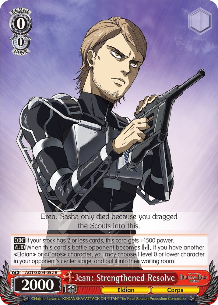 Jean: Strengthened Resolve - [Attack On Titan: Final Season] | Gear Gaming Fayetteville