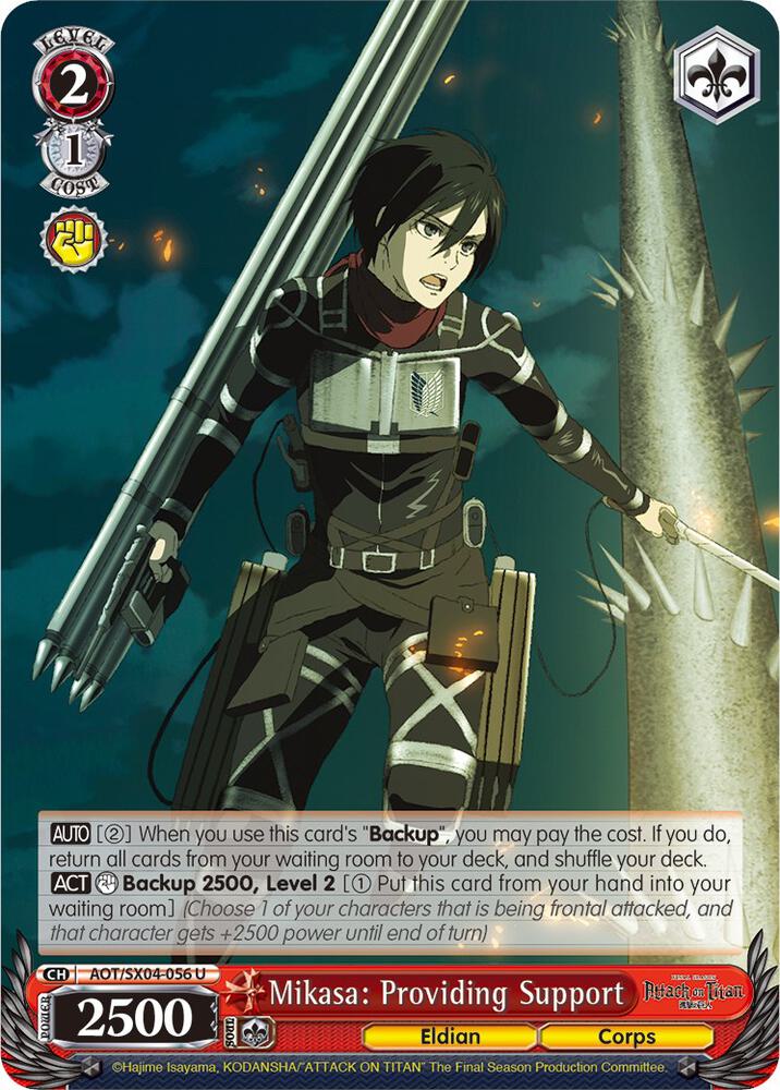 Mikasa: Providing Support - [Attack On Titan: Final Season] | Gear Gaming Fayetteville