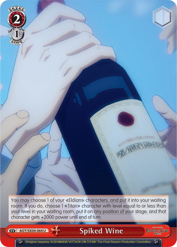 Spiked Wine - [Attack On Titan: Final Season] | Gear Gaming Fayetteville