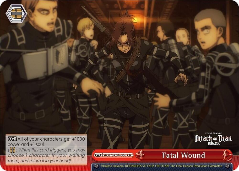 Fatal Wound - [Attack On Titan: Final Season] | Gear Gaming Fayetteville