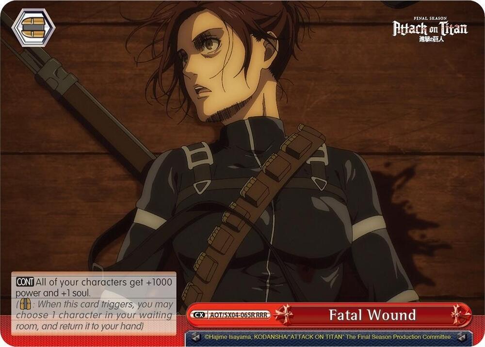 Fatal Wound (RRR) - [Attack On Titan: Final Season] | Gear Gaming Fayetteville