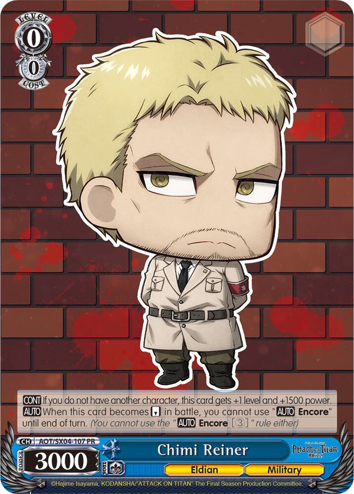 Chimi Reiner - [Attack On Titan: Final Season] | Gear Gaming Fayetteville