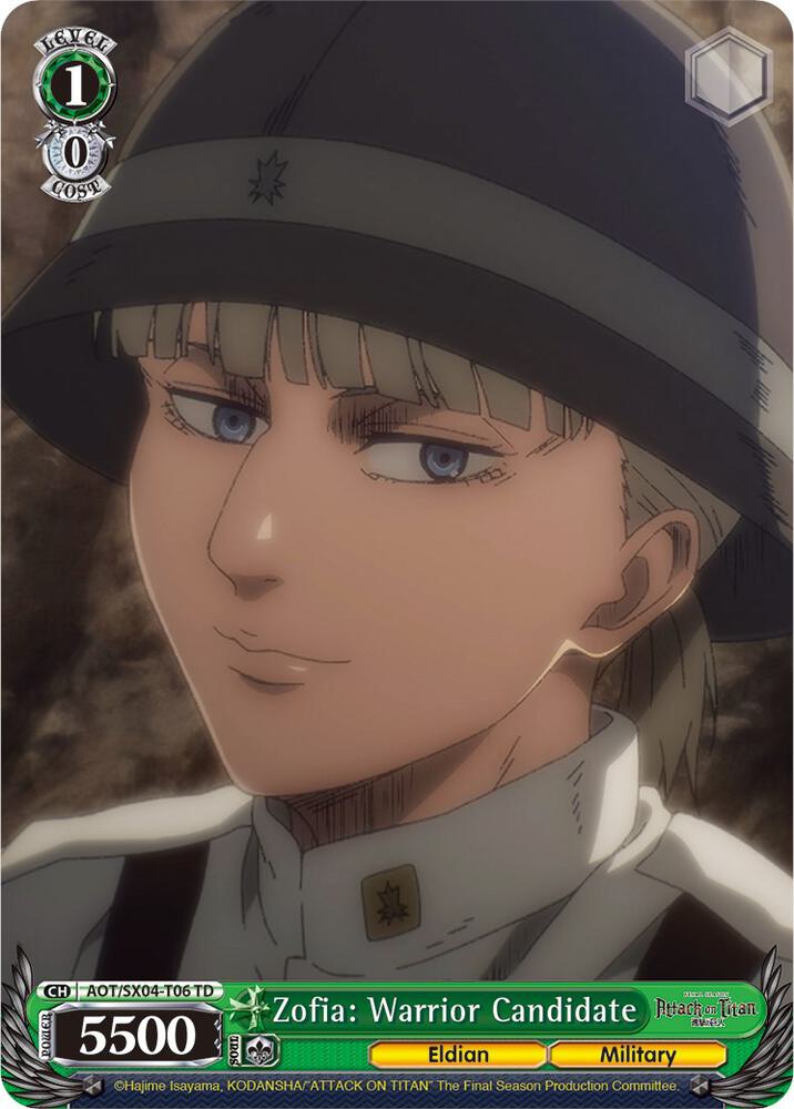 Zofia: Warrior Candidate - [Attack On Titan: Final Season] | Gear Gaming Fayetteville