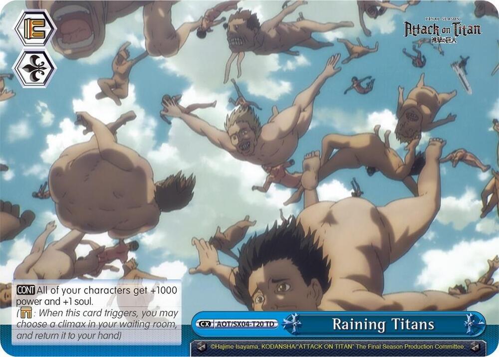 Raining Titans - [Attack On Titan: Final Season] | Gear Gaming Fayetteville