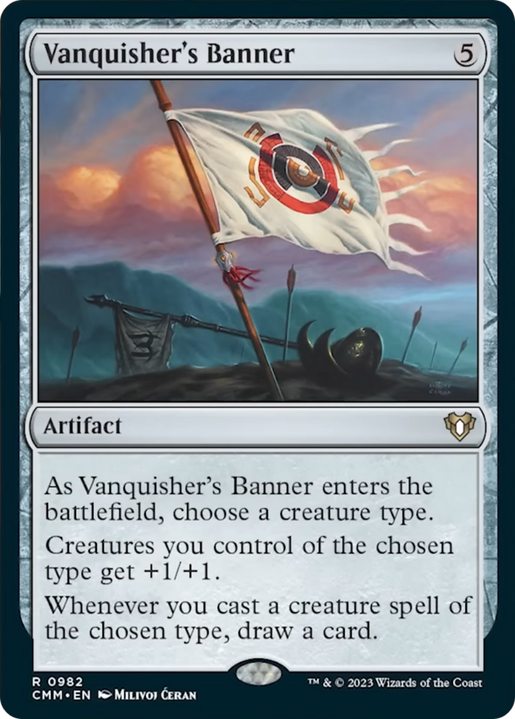 Vanquisher's Banner [Commander Masters] | Gear Gaming Fayetteville