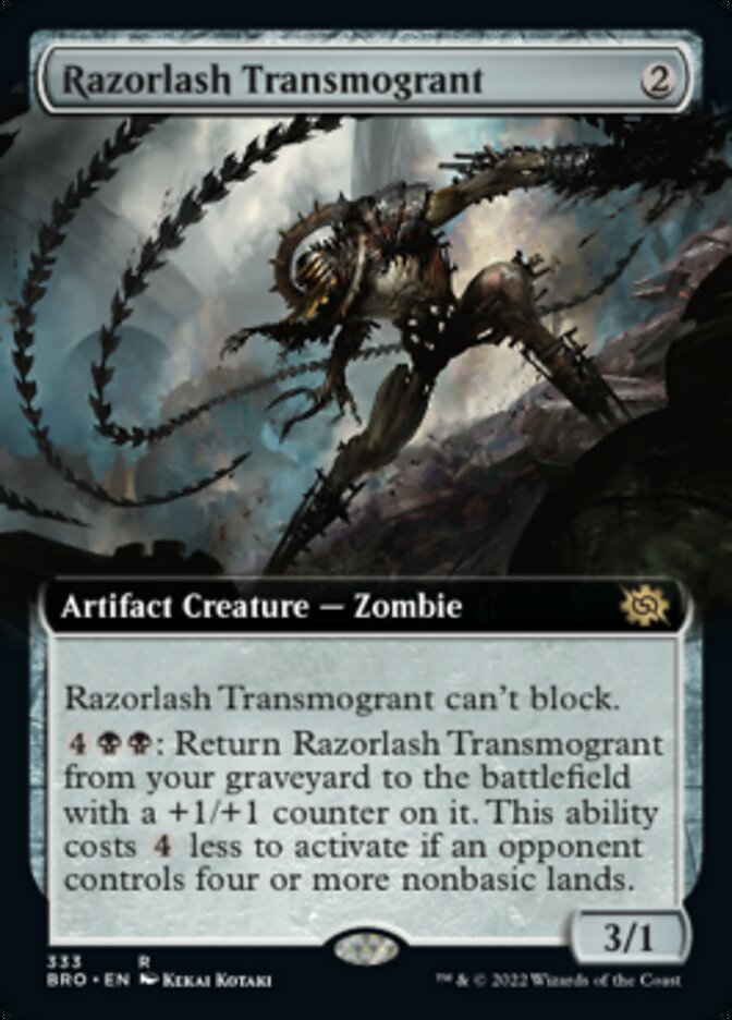Razorlash Transmogrant (Extended Art) [The Brothers' War] | Gear Gaming Fayetteville