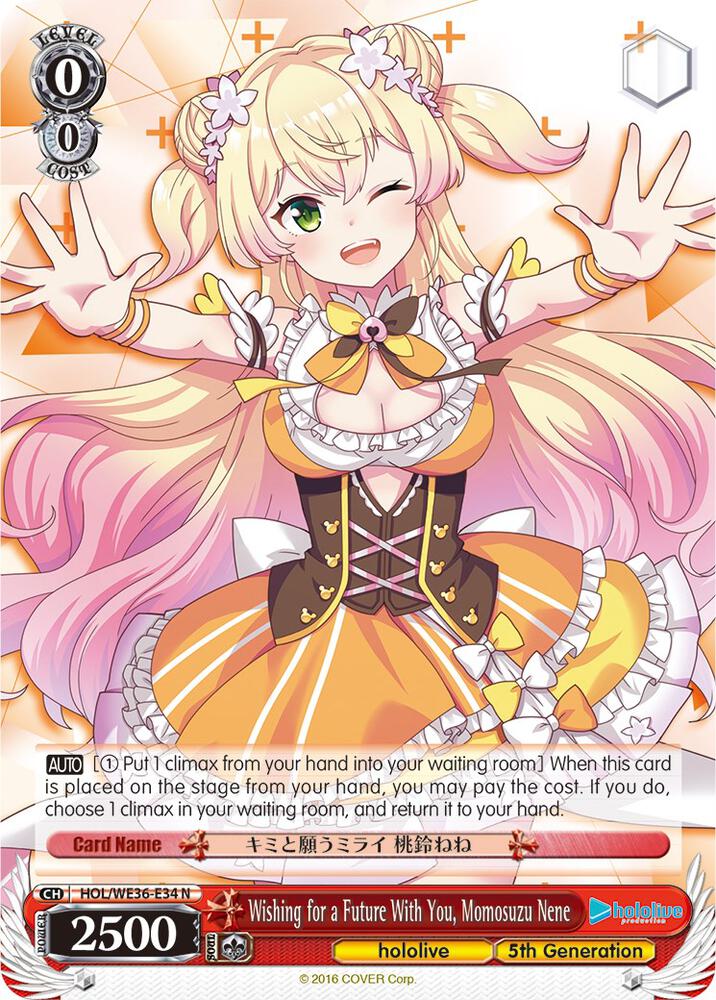 Wishing for a Future With You, Momosuzu Nene - [hololive production Premium Booster] | Gear Gaming Fayetteville
