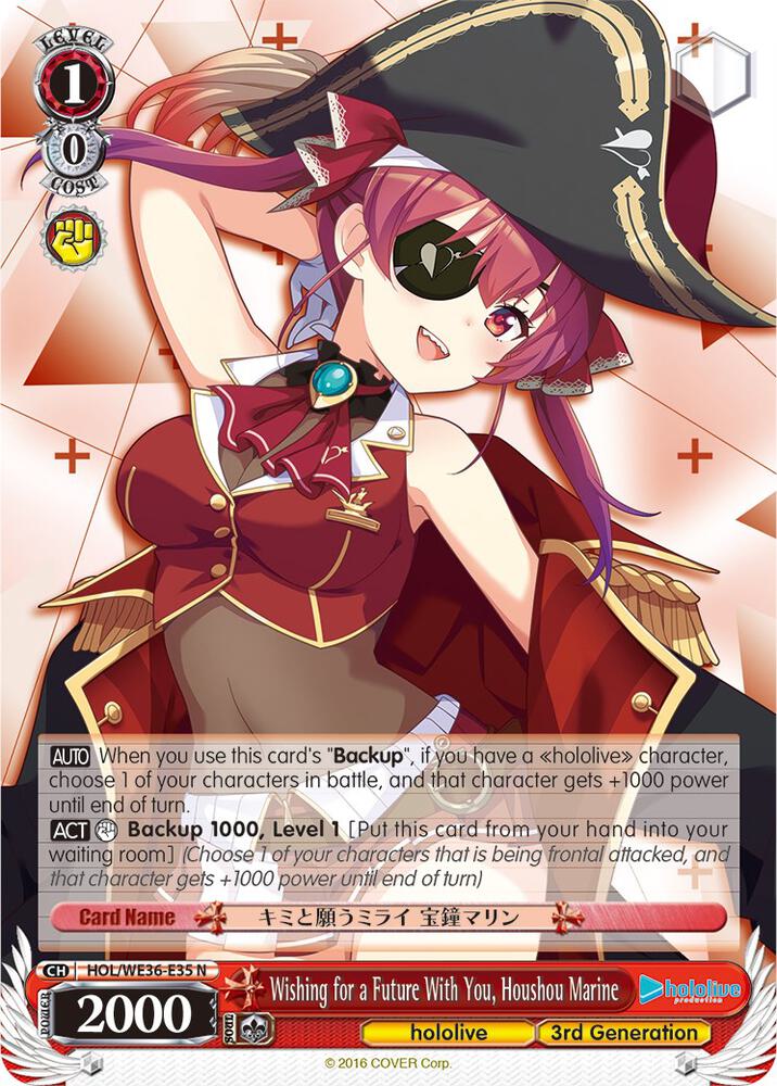 Wishing for a Future With You, Houshou Marine - [hololive production Premium Booster] | Gear Gaming Fayetteville