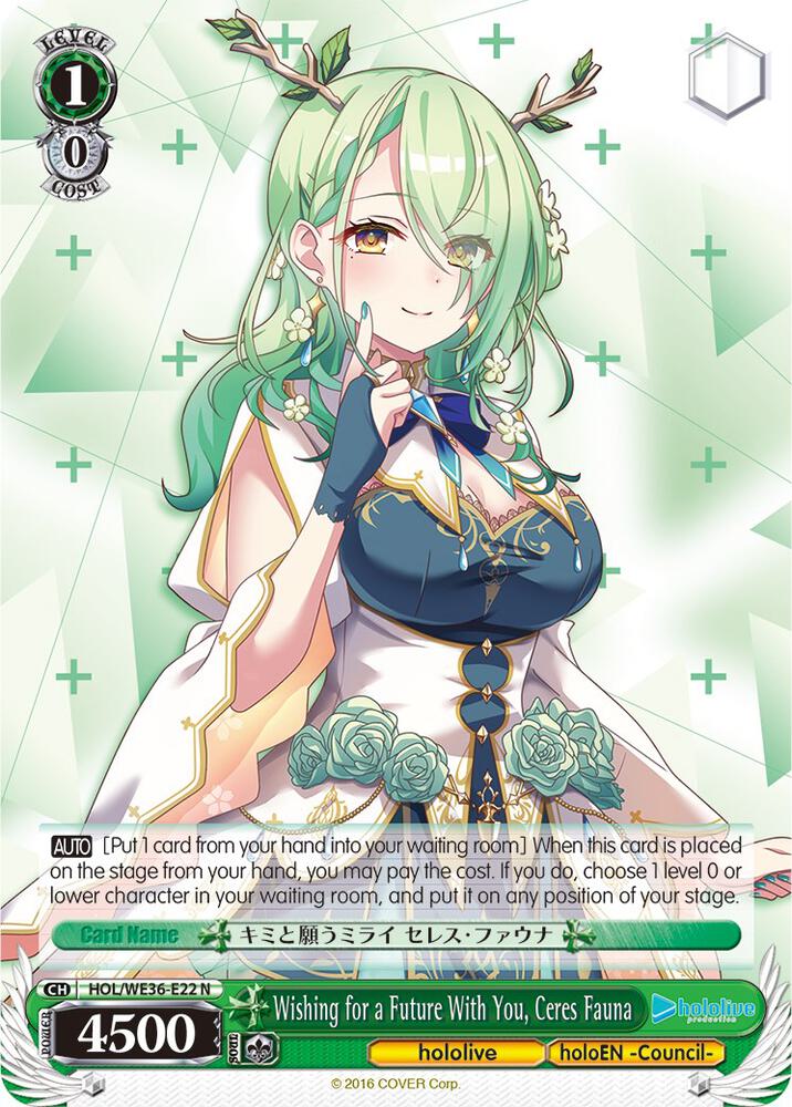 Wishing for a Future With You, Ceres Fauna - [hololive production Premium Booster] | Gear Gaming Fayetteville