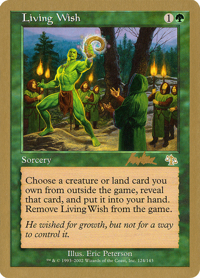 Living Wish (Brian Kibler) [World Championship Decks 2002] | Gear Gaming Fayetteville