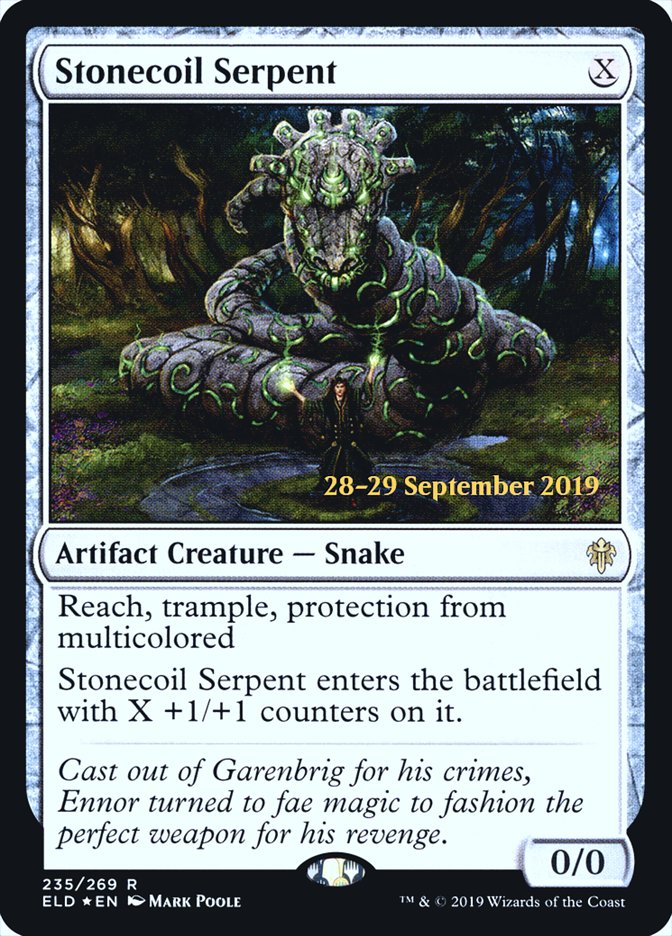 Stonecoil Serpent [Throne of Eldraine Prerelease Promos] | Gear Gaming Fayetteville