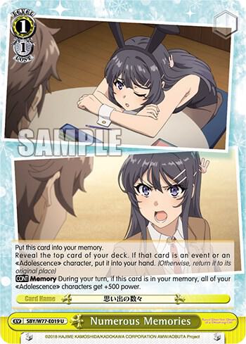 Numerous Memories - [Rascal Does Not Dream of a Dreaming Girl] | Gear Gaming Fayetteville