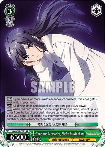 Time and Memories, Shoko Makinohara - [Rascal Does Not Dream of a Dreaming Girl] | Gear Gaming Fayetteville