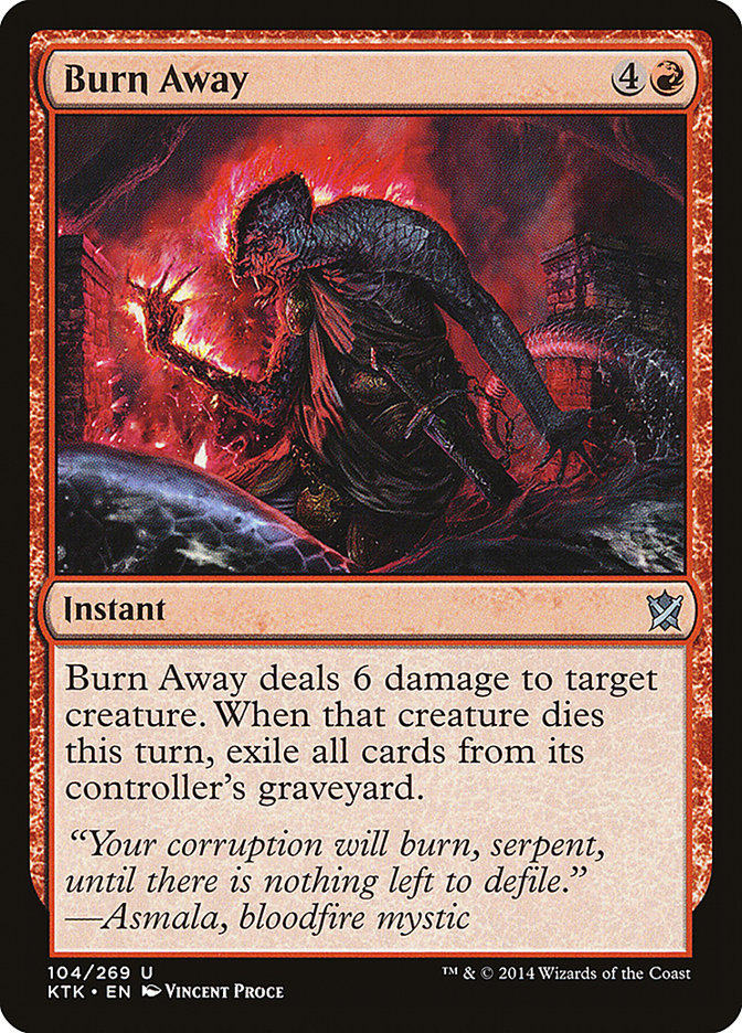 Burn Away [Khans of Tarkir] | Gear Gaming Fayetteville