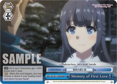 Memory of First Love (RRR) - [Rascal Does Not Dream of a Dreaming Girl] | Gear Gaming Fayetteville