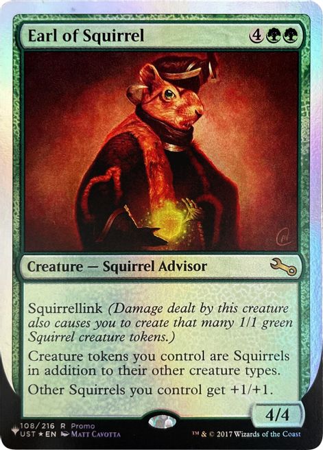 Earl of Squirrel (Unfinity Foil Edition) [The List] | Gear Gaming Fayetteville