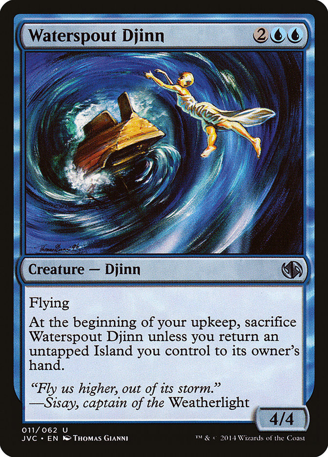 Waterspout Djinn [Duel Decks Anthology] | Gear Gaming Fayetteville