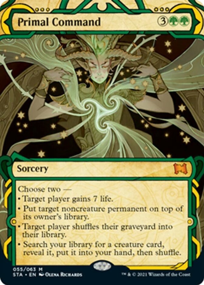 Primal Command (Foil Etched) [Strixhaven: Mystical Archive] | Gear Gaming Fayetteville