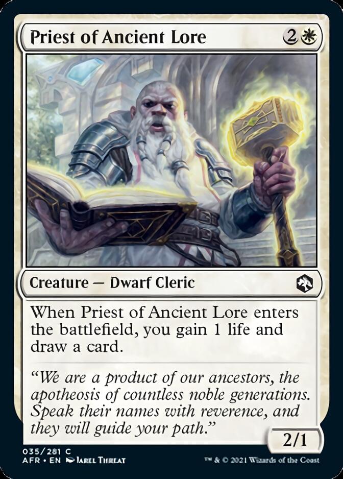 Priest of Ancient Lore [Dungeons & Dragons: Adventures in the Forgotten Realms] | Gear Gaming Fayetteville
