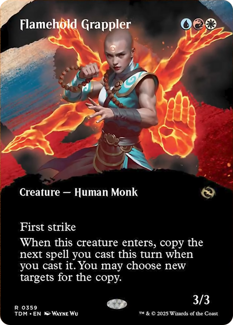 Flamehold Grappler (Borderless) [Tarkir: Dragonstorm] | Gear Gaming Fayetteville