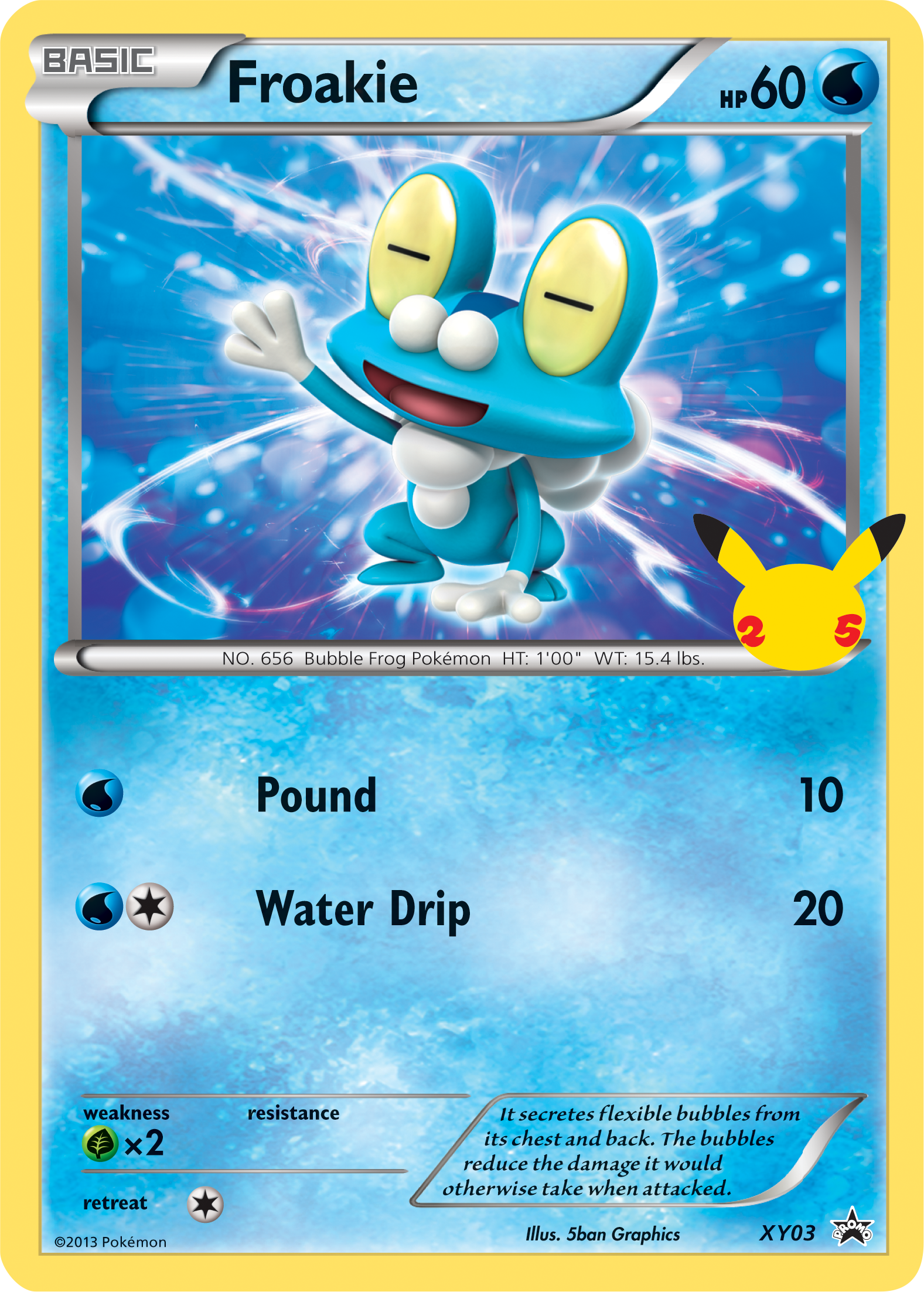 Froakie (XY03) (Jumbo Card) [First Partner Pack] | Gear Gaming Fayetteville