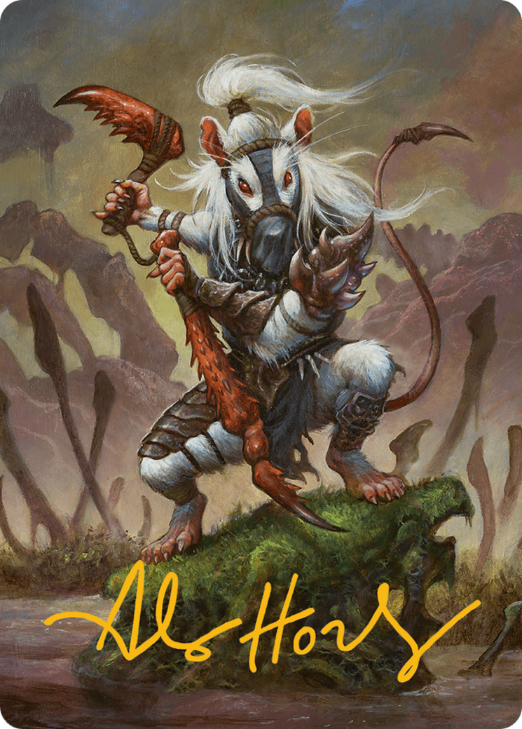 Ink-Eyes, Servant of Oni Art Card (Gold-Stamped Signature) [Bloomburrow Art Series] | Gear Gaming Fayetteville