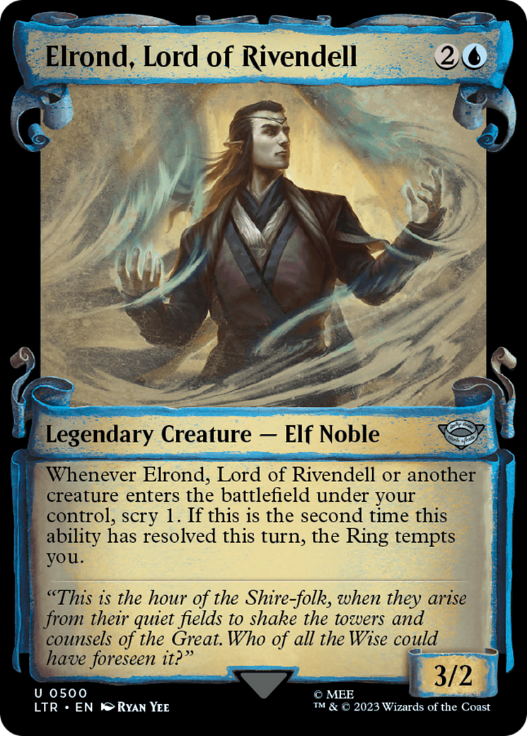 Elrond, Lord of Rivendell [The Lord of the Rings: Tales of Middle-Earth Showcase Scrolls] | Gear Gaming Fayetteville
