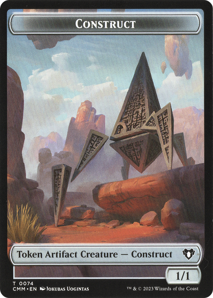 Thopter // Construct (0074) Double-Sided Token [Commander Masters Tokens] | Gear Gaming Fayetteville