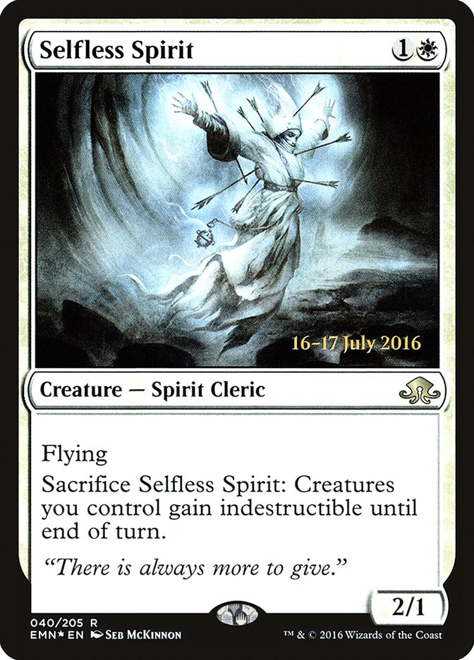 Selfless Spirit [Eldritch Moon Prerelease Promos] | Gear Gaming Fayetteville