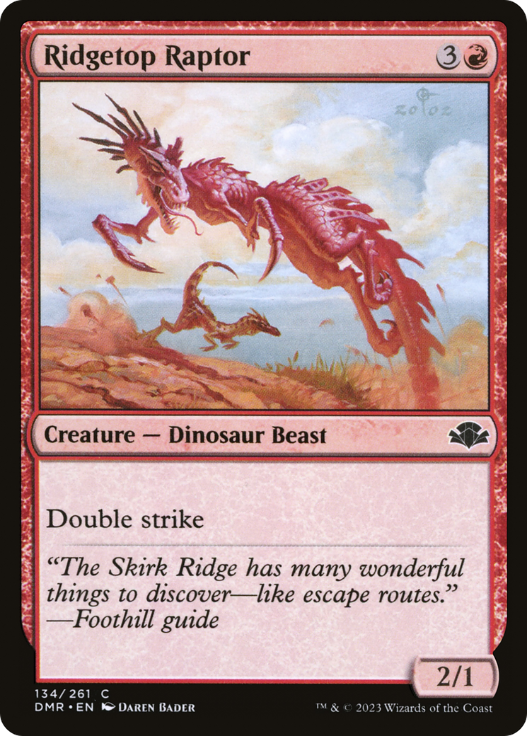 Ridgetop Raptor [Dominaria Remastered] | Gear Gaming Fayetteville