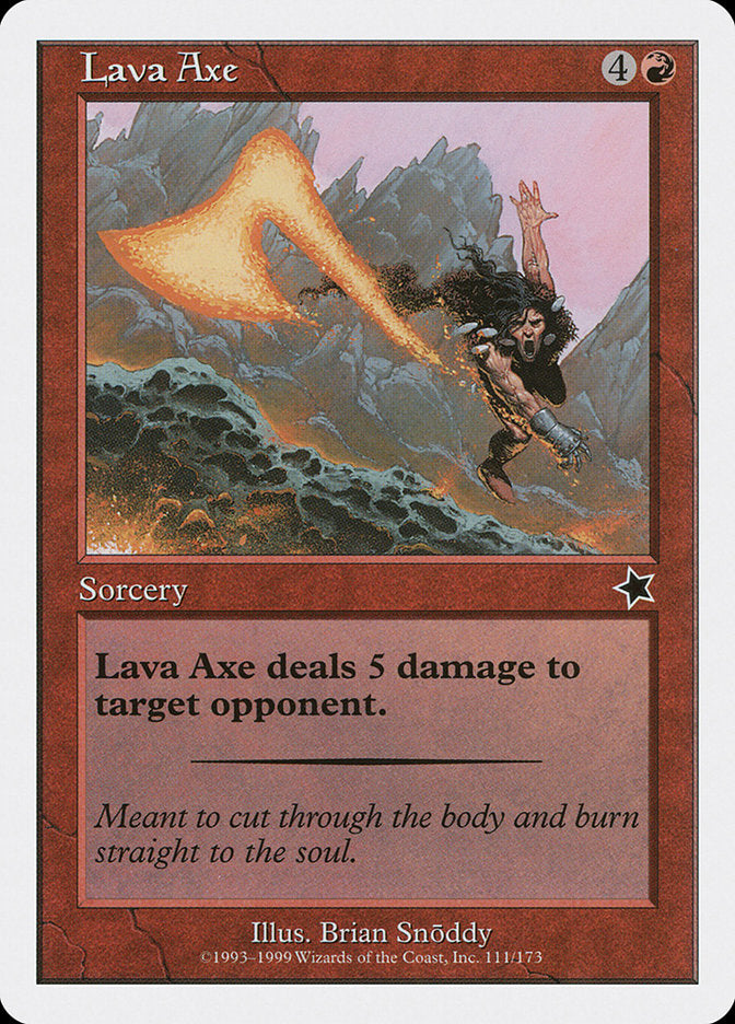 Lava Axe [Starter 1999] | Gear Gaming Fayetteville