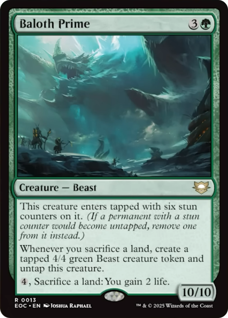 Baloth Prime [Edge of Eternities Commander] | Gear Gaming Fayetteville