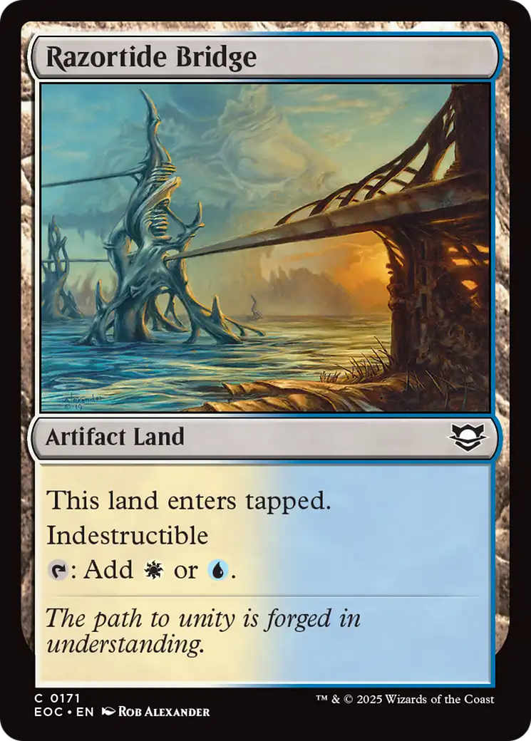 Razortide Bridge [Edge of Eternities Commander] | Gear Gaming Fayetteville