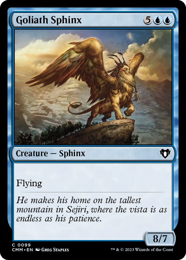 Goliath Sphinx [Commander Masters] | Gear Gaming Fayetteville