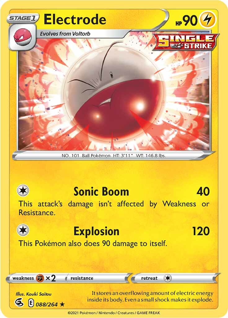 Electrode (088/264) [Sword & Shield: Fusion Strike] | Gear Gaming Fayetteville