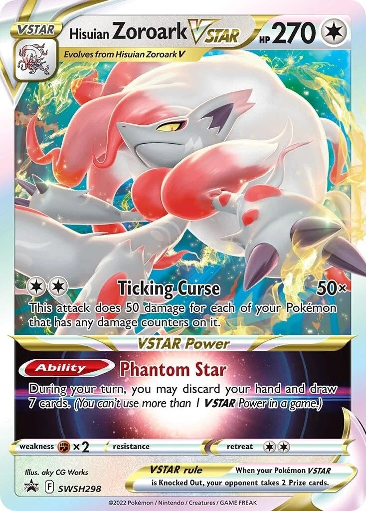 Hisuian Zoroark VSTAR (SWSH298) (Jumbo Card) [Sword & Shield: Lost Origin] | Gear Gaming Fayetteville