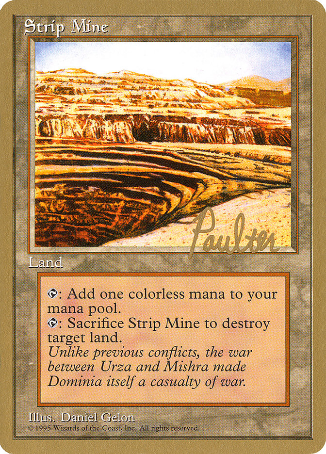 Strip Mine (Preston Poulter) [Pro Tour Collector Set] | Gear Gaming Fayetteville