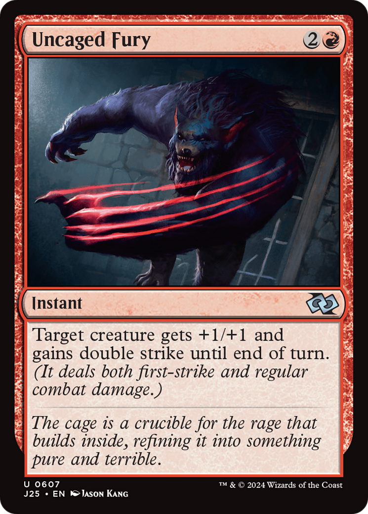 Uncaged Fury [Foundations Jumpstart] | Gear Gaming Fayetteville
