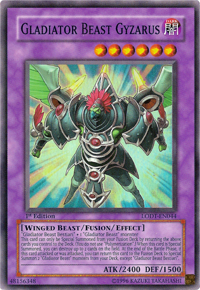 Gladiator Beast Gyzarus [LODT-EN044] Super Rare | Gear Gaming Fayetteville
