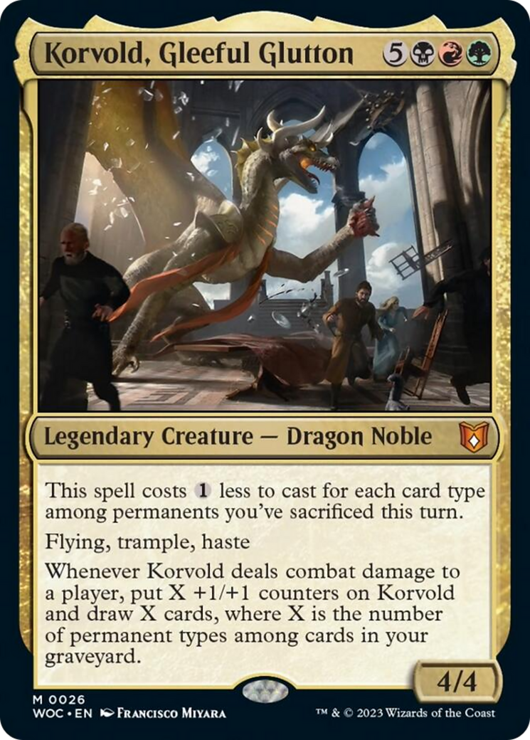 Korvold, Gleeful Glutton [Wilds of Eldraine Commander] | Gear Gaming Fayetteville